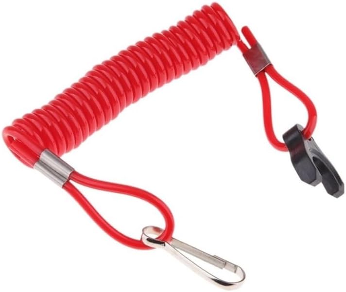 Boat Engine 353068210 353-06821-0 353068210M 823054 823054Q Kill Stop Switch Safety Lanyard Cord for Tohatsu & for Nissan Outboard Motor NS F 2.5HP-140HP for Mercury Mercruiser