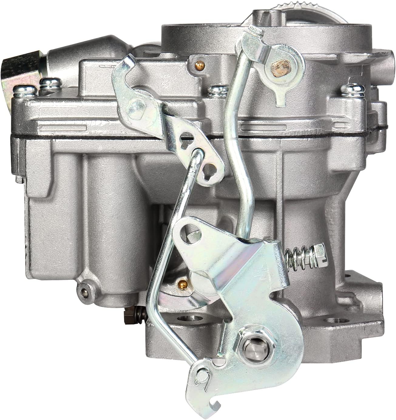Marine Carburetor 2 Barrel Carb for Mercruiser 3.0L 2.5L 4 CYL Engines with Electric Choke Jets Long Linkage and Gaskets nut Replace 3310-864940A01 8M0045397