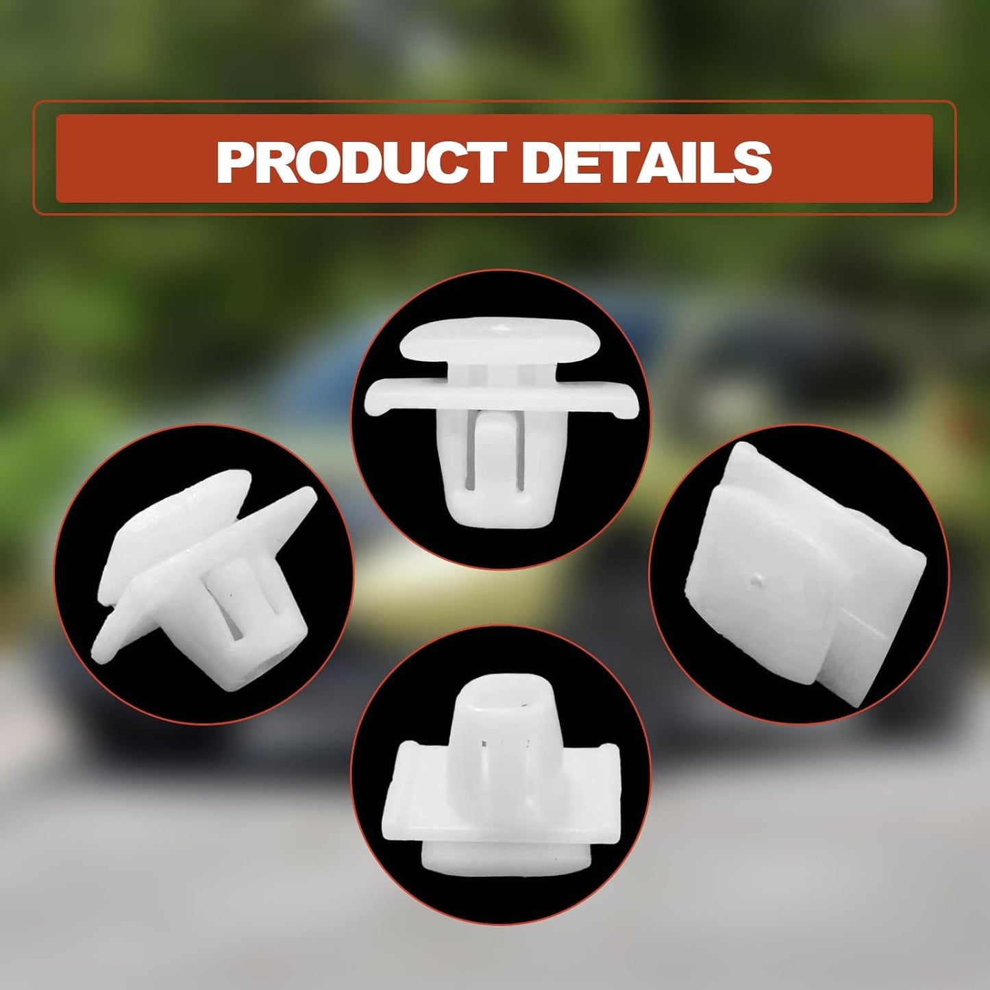 75315-S9A-004 75315S9A004 Lower Outer Door Weatherstrip Clip for Honda