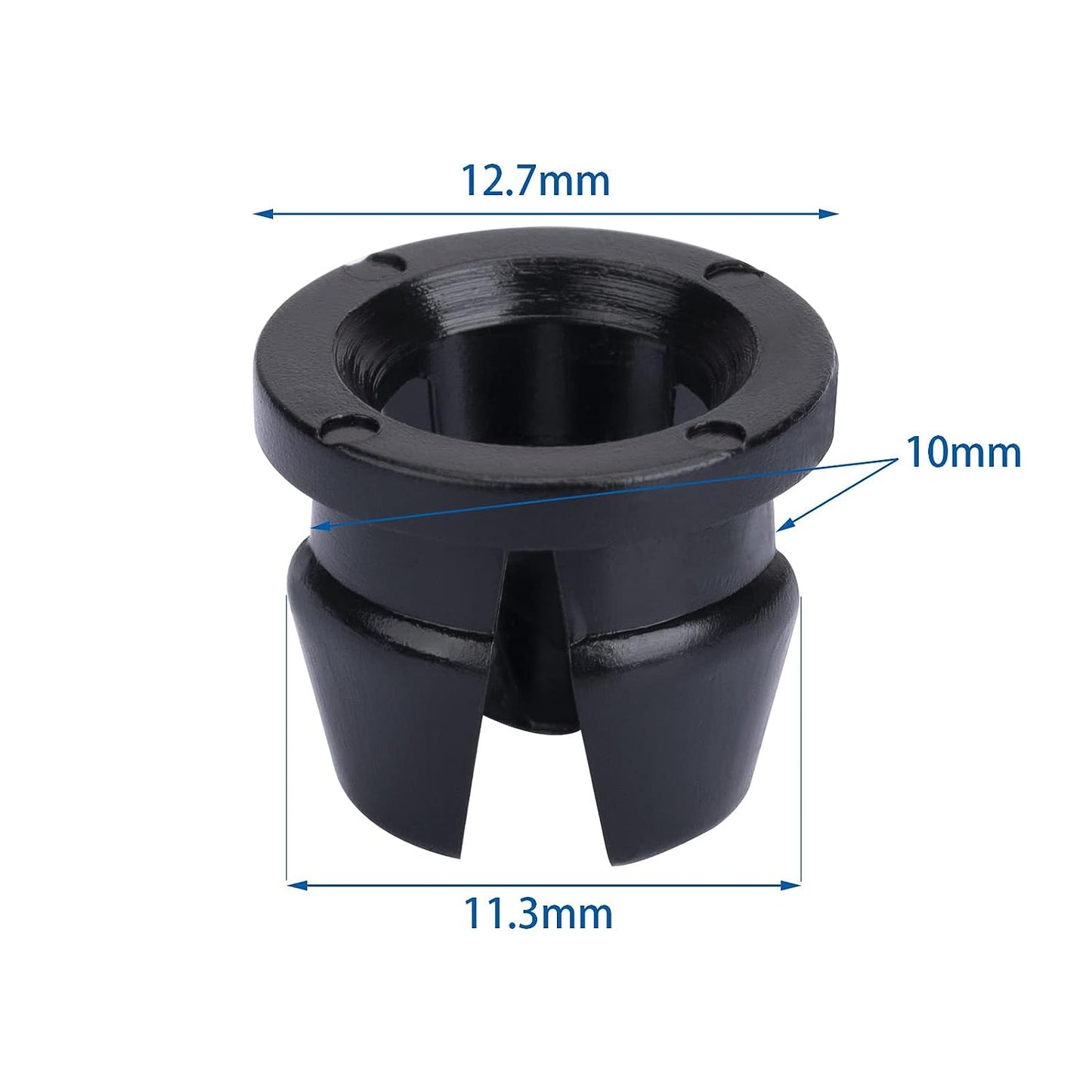 Grille & Side Marker Light Grommet Fits into 10mm Hole Replacement for Ford W704740-S300 N807994-S N811169S N807994S W704740S300 Toyota 90467-12042 & Nissan 26399-40U00