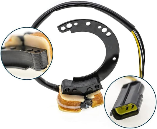 Stator For Mercury 174-6617A17 18-5863 86617A14 86617A17 Outboard 15 20 25 JET HP 2-Cylinder 2-Stroke 1994 1995 1996 1997 Sea Pro Marathon