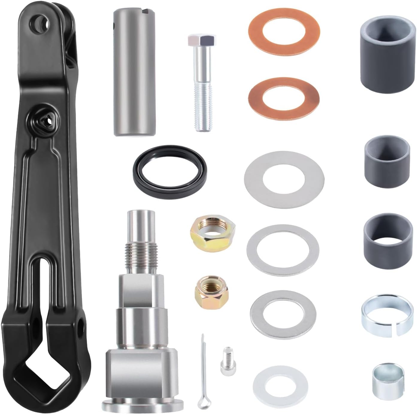 Upper Gimbal Steering Arm Swivel Shaft Pin Seal Bushing Nut Kit Replacement for MerCruiser Bravo and Alpha One Gen 2 Replaces# 98230A1 866322A01 866718A01 98262A1