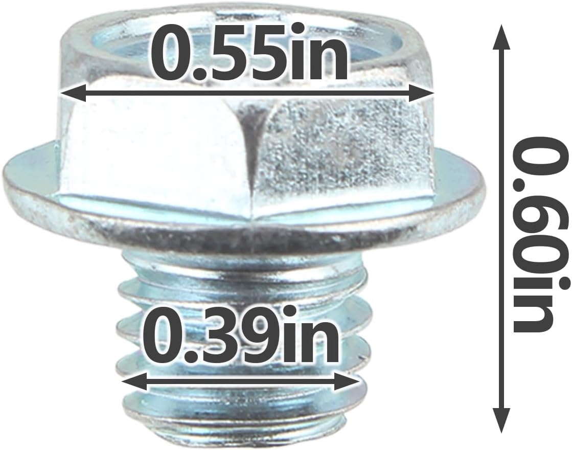 Transmission Drain Plug 90341-10011 for Toyota Lexus 4Runner,Sequoia,Tacoma,GX460,ISF,IS250,IS350