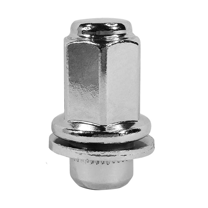 90942-01058 90942-02049 M12x1.50 Chrome Wheel Lug Stud Nut Set Compatible with Toyota Corolla Camry 4Runner Land Cruiser RAV4 Avalon Sienna Lexus GS350 GX460 ES300 SC400