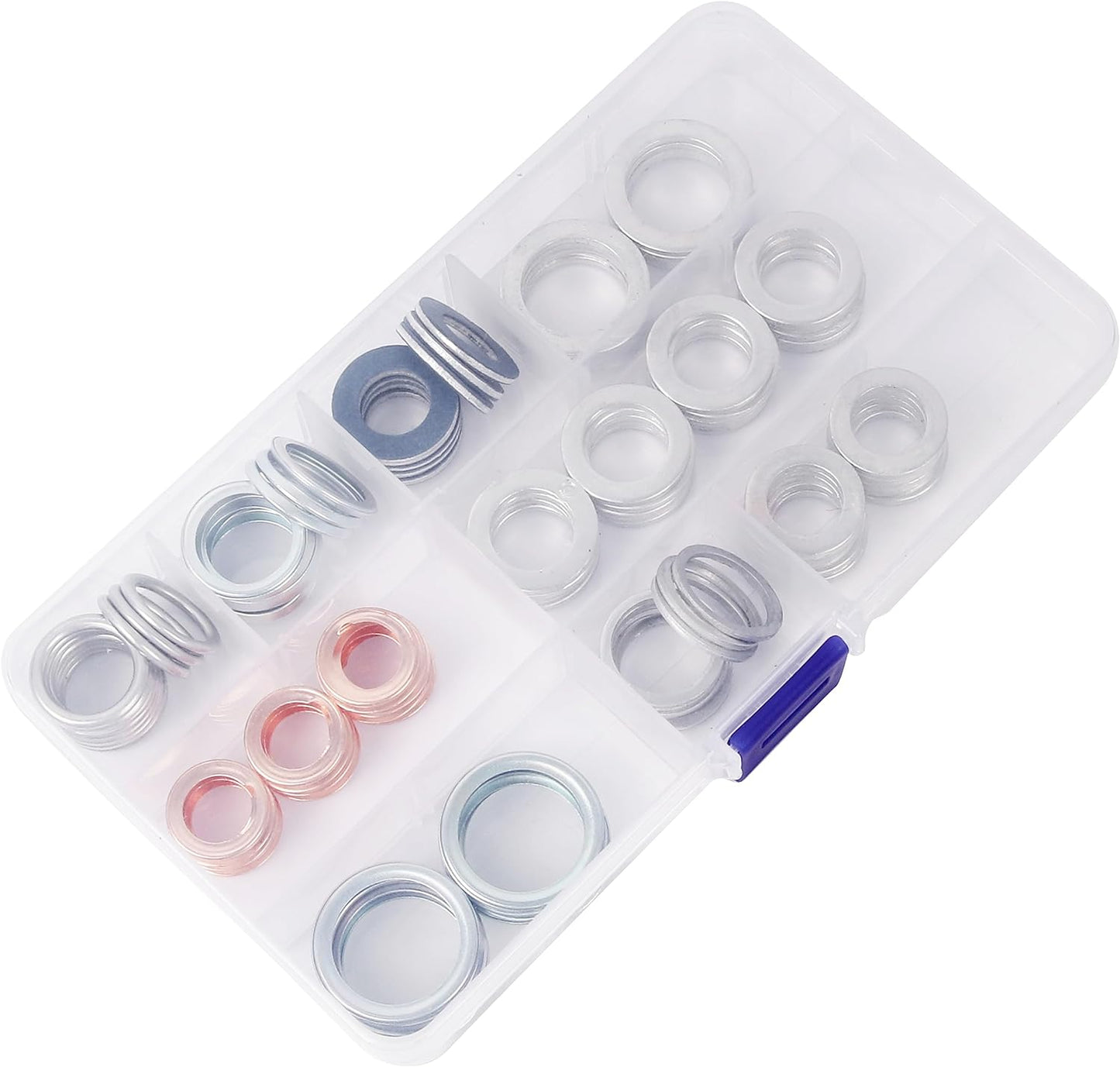 Oil Drain Plug Washer Gasket Assortment – M12 M12.5 M14 M16 M18 M20 - Replacement for Nissan/Toyota/Audi/Volkswagen/Honda/Hyundai/Kia/Mazda/BMW/Subaru