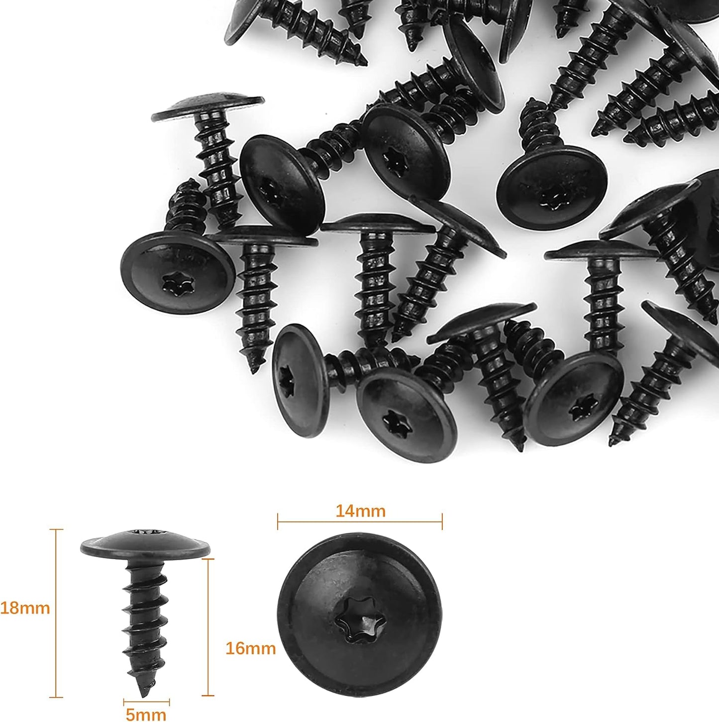 Screw Bolt Retainer Fender Liner Under Cover Screw for Audi N90974701