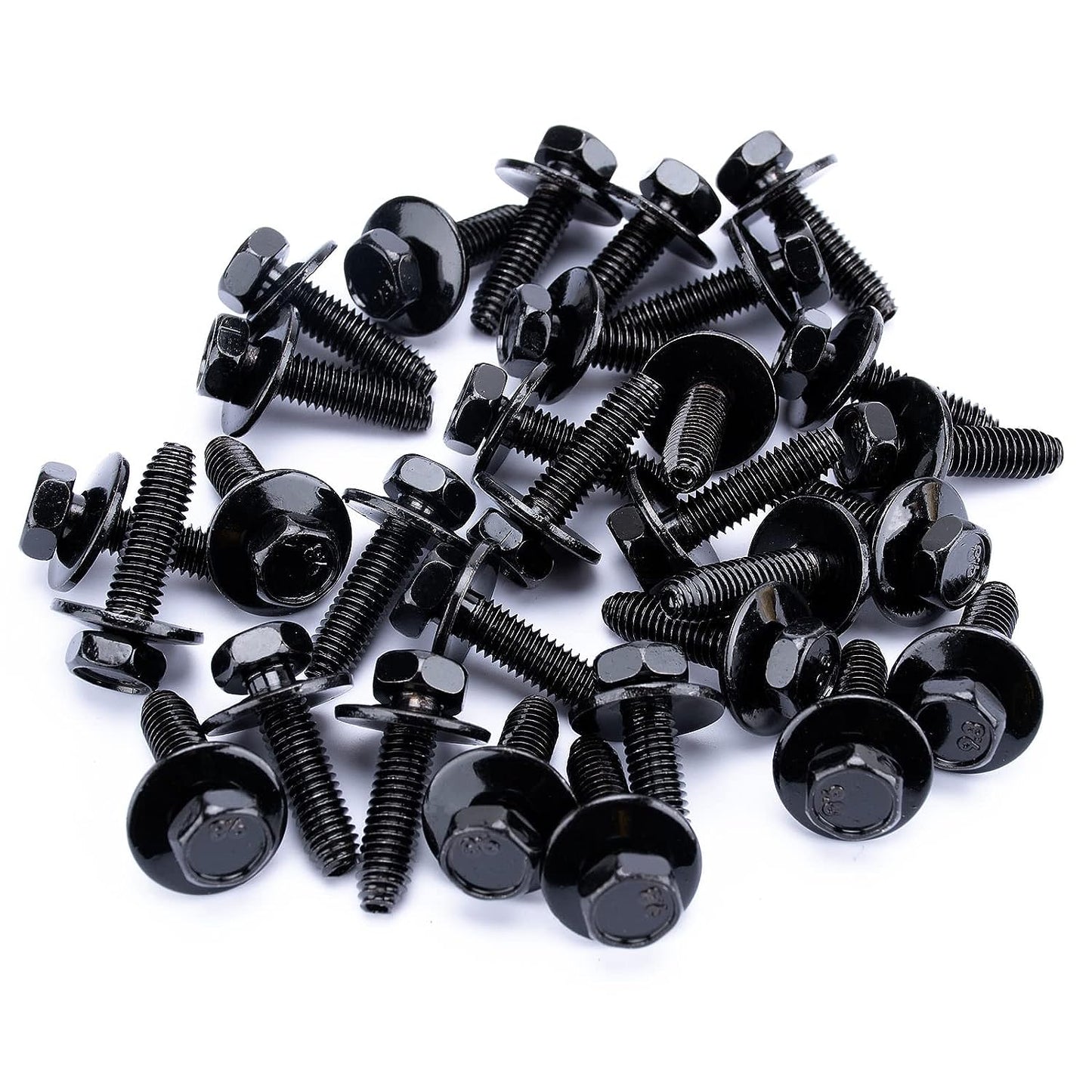 11503834 11517343 20351035 11609989 M6-1.0 X 25mm Hex Head SEMS 17mm Outside Diameter - Phosphate for GM