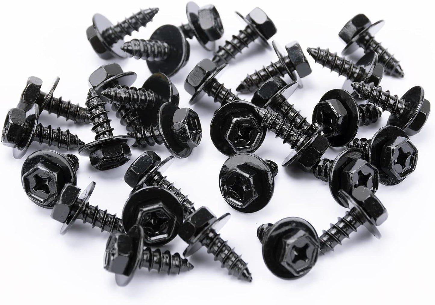 Front Fender Liner Screws for Toyota Lexus Replaces 90159-60498 63849-2U000 901596-0303 Bumper Cover Fender Flares Mud Flaps Wheel Wells Body Screws Bolts Fit for Lexus Toyota Lexus Tacoma Prius Corolla Tundra