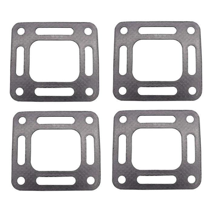 Exhaust Gasket Set for Mercruiser Engine - Stern Drive Stack Riser - Sierra Boat Parts 18-2849-1, 27-818832, 27-863726 Mercury Marine Gaskets for Mallory 9-61414 GLM 32080 Osco 8503-GO