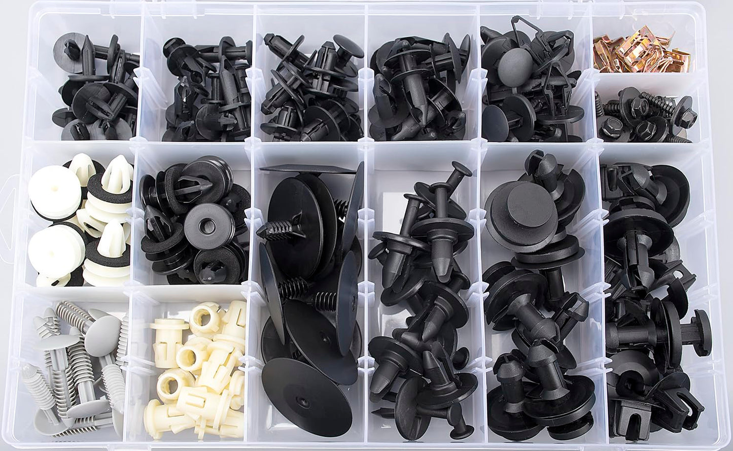 160pcs for Chevy Silverado 1999-2013 Body Interior and Exterior Retainer Fastener Clip Assortment Bumper Cover Fender Liner Bolt Nut Air Deflector Retainer Kit