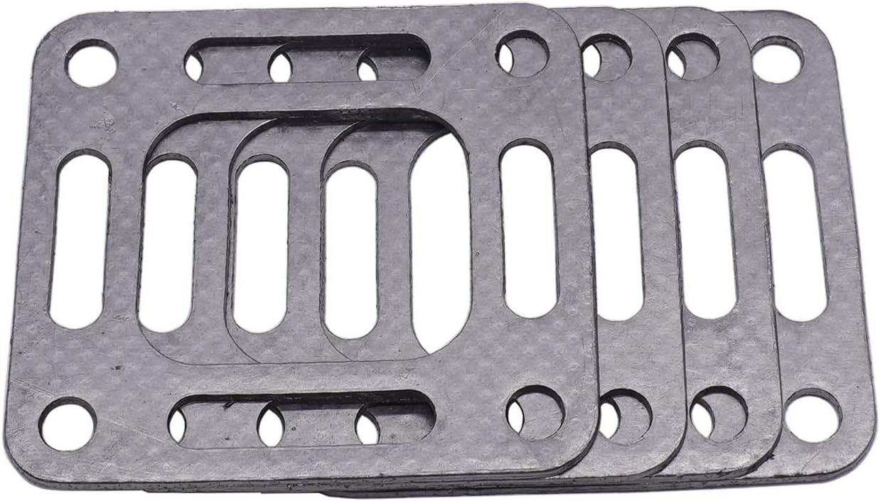Exhaust Gasket Set for Mercruiser Engine - Stern Drive Stack Riser - Sierra Boat Parts 18-2849-1, 27-818832, 27-863726 Mercury Marine Gaskets for Mallory 9-61414 GLM 32080 Osco 8503-GO
