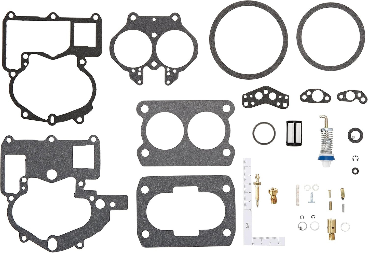 Carburetor Rebuild Kit 3302-804844002 1389-9562A1 1389-9563A1 for Mercruiser Marine 2 Barrel 3.0L (For G*M 3.0L, 181 cid, Inline 4) 0B450801 and Up 1987-2004 by Acupress