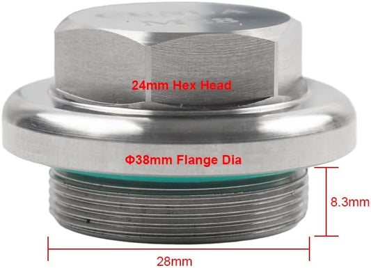 826165 Oil Filter Plug for Aprilia Atlantic MotoGuzzi V7 Piaggio BV Vespa GT GTS