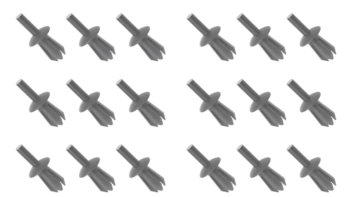 Bumper Cover Fender Liner Retainer Side Bracket Rivet Clip for BMW 51-16-1-881-149, 51161881149 Mercedes 000-990-34-92, 0009903492 VW N-102-593-01 N10259301