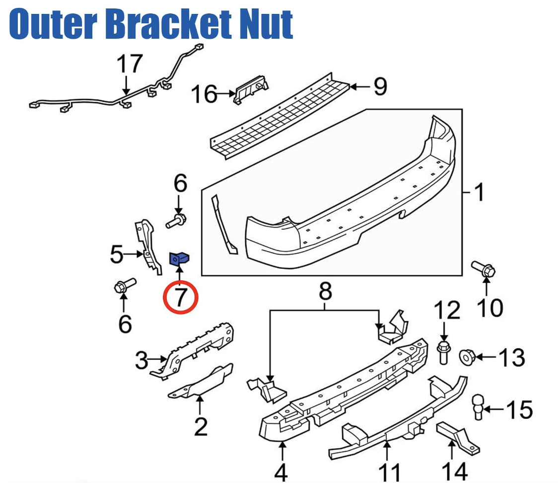 N802376-S N802376S Nylon Nuts 3/8 Head #8 Screw Size Compatible with Ford