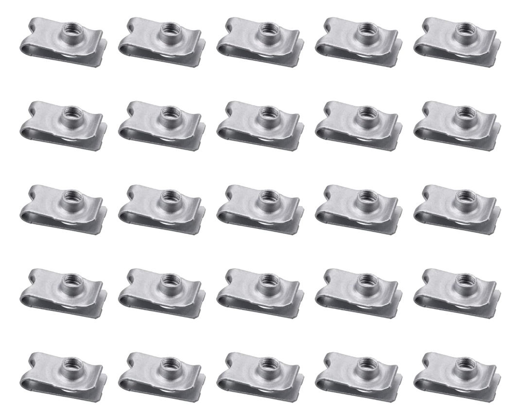 M6-1.0 Bumper Cover Retainer U-Nut for 90675-SA5-003 Honda & Acura 90675SA5003