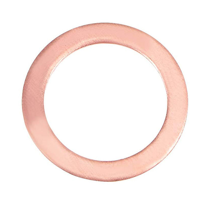 500pcs Metric M10x14x1mm Copper flat washer gasket Copper crush washer Sealing Ring for Screw Bolt Nut