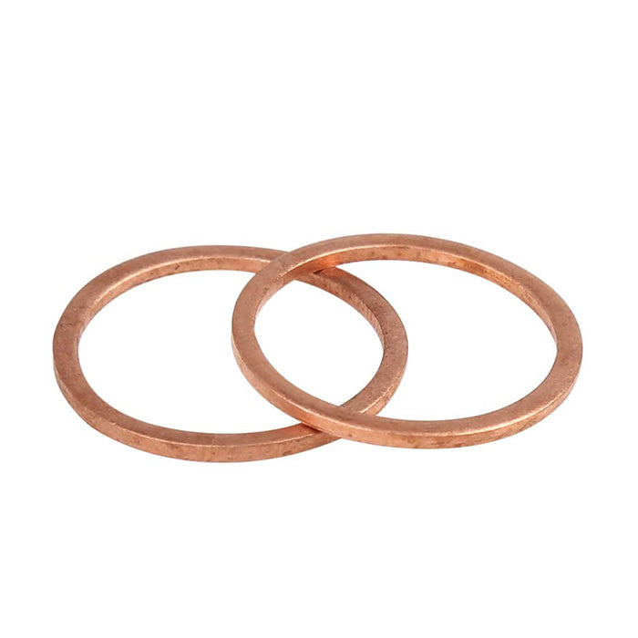 200pcs Metric M20x24x1.5mm Copper flat washer gasket Copper crush washer Sealing Ring for Screw Bolt Nut