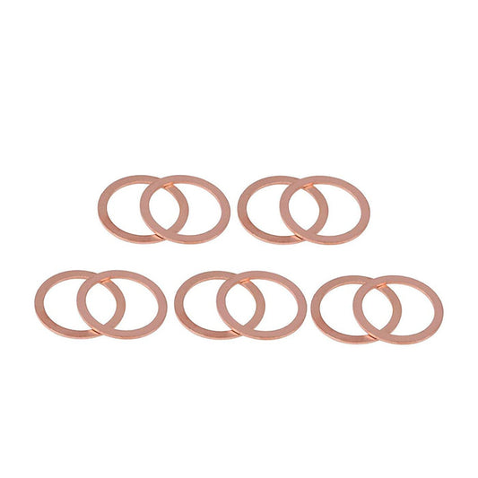 150pcs Metric M42x48x1.5mm Copper flat washer gasket Copper crush washer Sealing Ring for Screw Bolt Nut