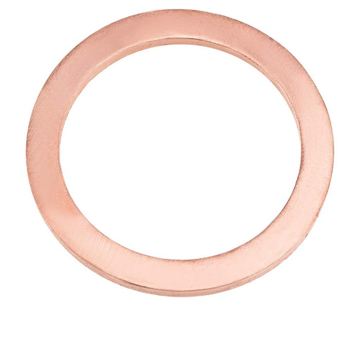 50pcs Metric M33x42.5x2mm Copper flat washer gasket Copper crush washer Sealing Ring for Screw Bolt Nut