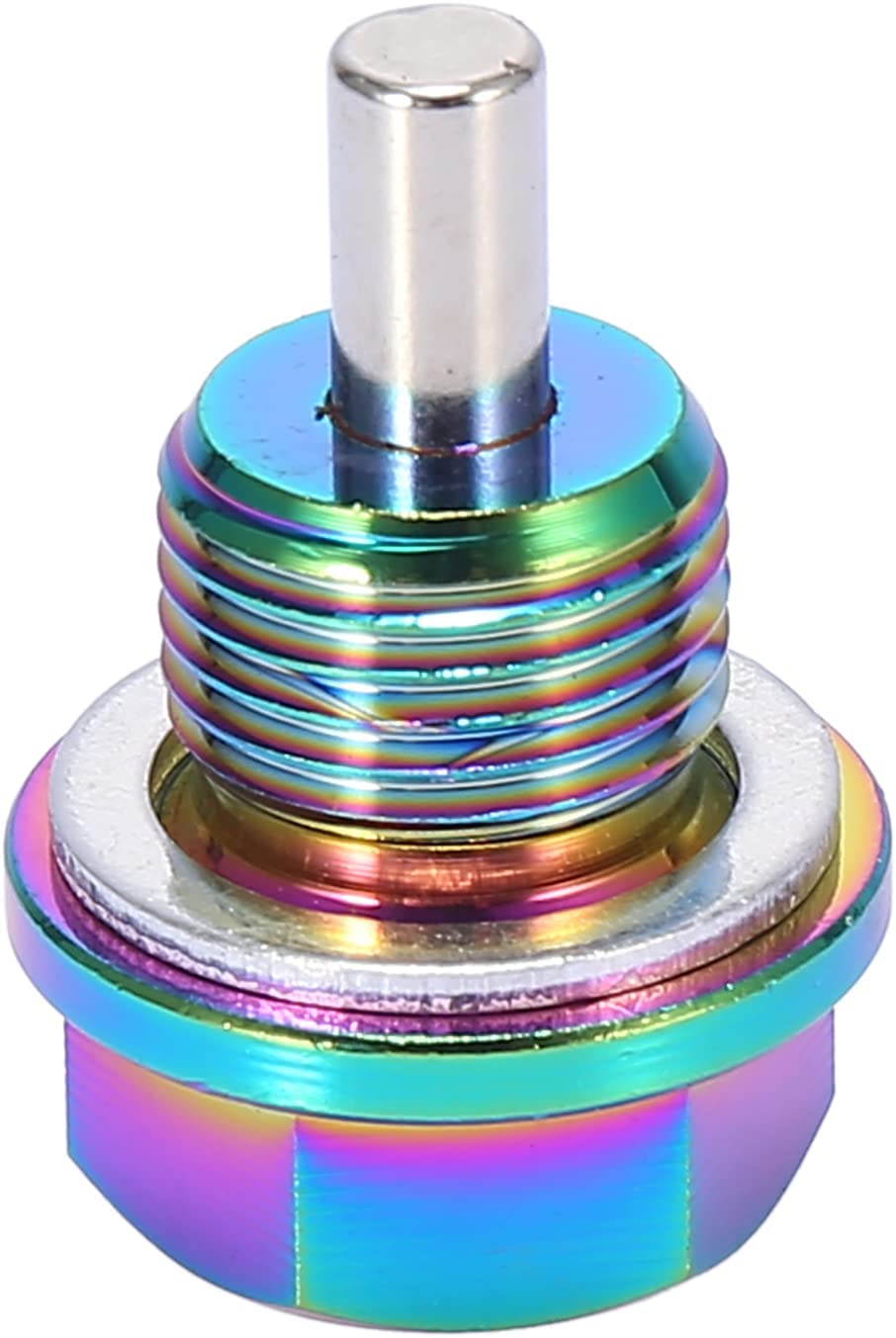 M16x1.5 Multicolor Magnetic Oil Drain Plug with Gaskets for Universal Car