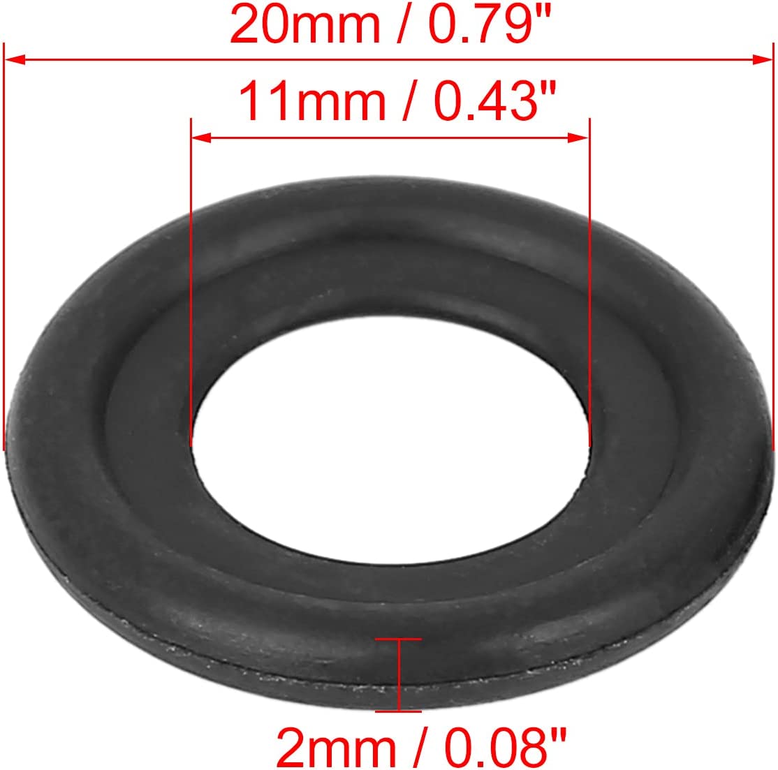 3536966 12616850 Engine Rubber Oil Drain Plug Gasket for Chevy GMC Buick Pontiac