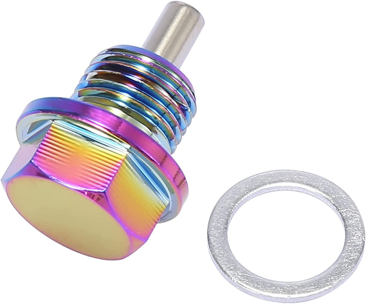 M16x1.5 Multicolor Magnetic Oil Drain Plug with Gaskets for Universal Car
