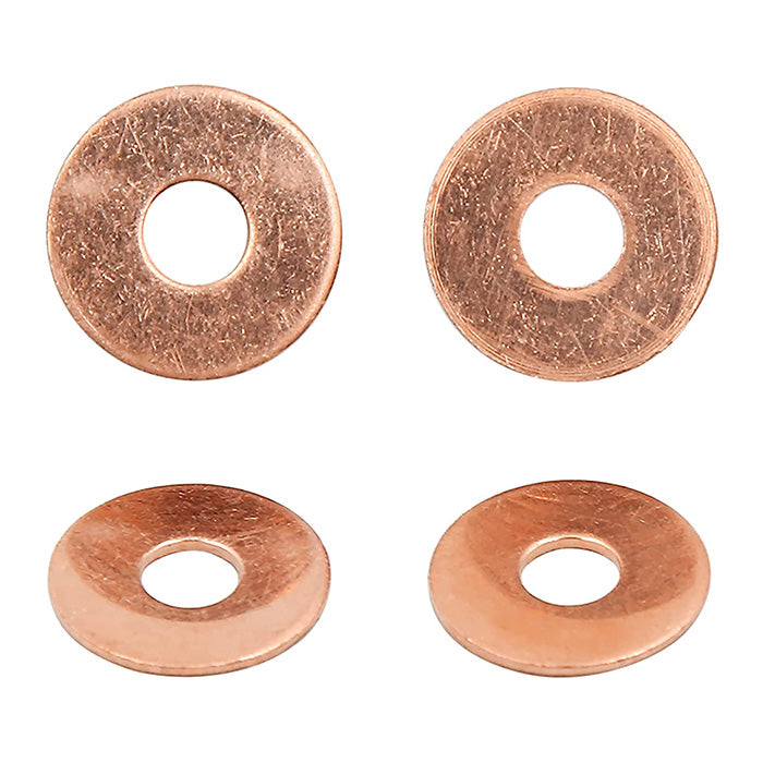250pcs Metric M6x18x1mm Copper flat washer gasket Copper crush washer Sealing Ring for Screw Bolt Nut