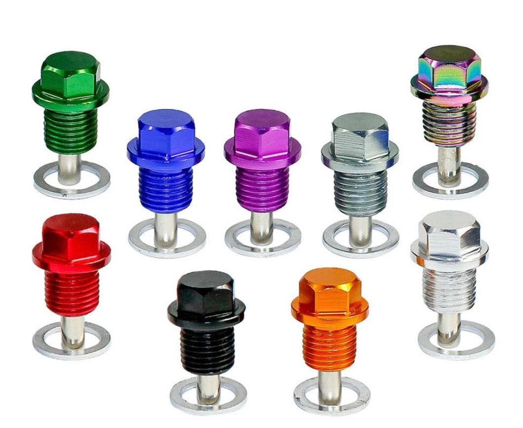 Magnetic oil drain plug