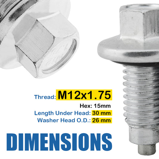 3538469 11519408 11562588 24100042 35366964 88891787 1151A-78J00 Magnetic oil drain plug for GM