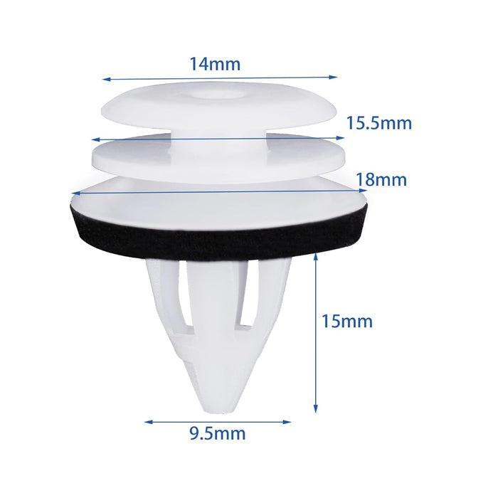 51-41-0-407-984 51-41-8-224-768 51-41-0-407-984 Door Panel Lining & Rear Window Retainers For BMW