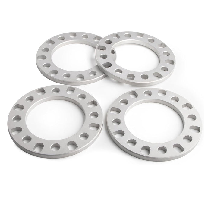 1/2"(12mm) 8x165.1 8x170 8x180 8 Lug Spacer for F250 E350 Ram 2500 3500 Express 3500 K3500 Silverado Suburban 2500 Sierra 2500HD 3500HD, 4PCS Universal Spacers