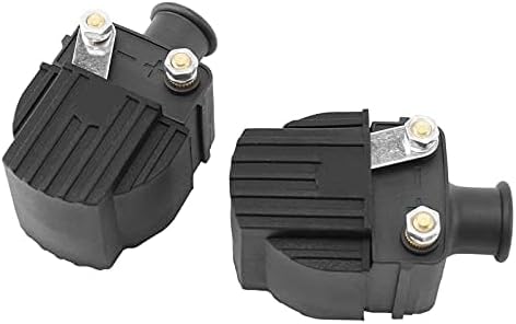 Ignition Coils Set of 2 for Mercury/Mariner Outboard 6-150HP & Chrysler Force 40-210HP 18-5186 339-832757A4 339-7370A13 Replacement, Waterproof Coil Pack Fit V4/V6/V135/V150 Engines