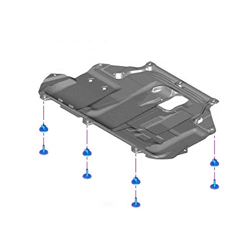 T30 Engine Splash Shield Guard Undertray Cover Tapping Screws & Grommet Bolt Nut Clip Kit or Ford C-Max Escape Focus Transit Connect Edge F-150 Lincoln MKC & MKX