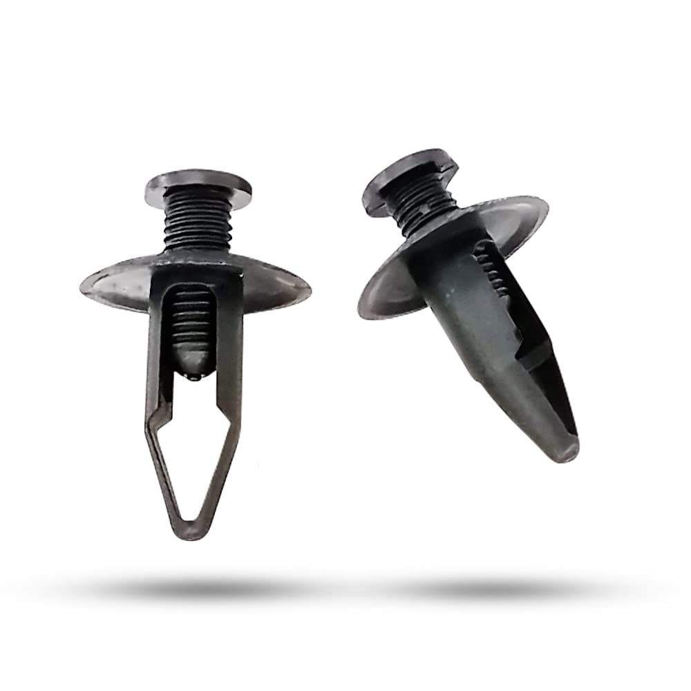 Front Bumper Cover Push-Type Retainer 8mm Hole Clips - Replaces OEM Nissan 63854-01A00 Mitsubishi MB547806