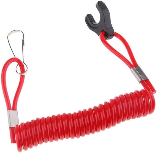 Boat Engine 353068210 353-06821-0 353068210M 823054 823054Q Kill Stop Switch Safety Lanyard Cord for Tohatsu & for Nissan Outboard Motor NS F 2.5HP-140HP for Mercury Mercruiser