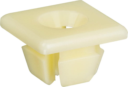 Nylon License Plate Nut for GM 3907444 15614745 4755299 Screw Size 1/4" (#14), Fits into 13/32" Hole