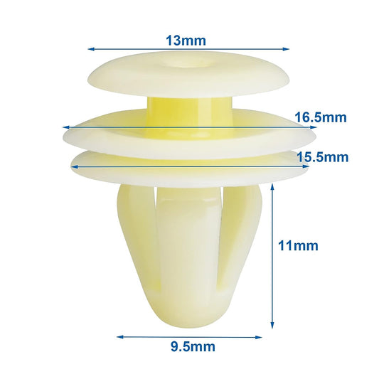 Door Panel Retainer Clip 67771-30070 Compatible with Toyota Corolla, Echo, Prius, RAV4, Sienna, Tacoma, Tundra 67771-06030