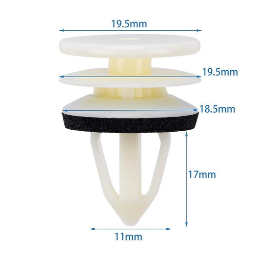 Door Trim Panel Retainer Clip 11519031 Compatible with GM Chevrolet Hummer H2 Equinox Camaro GMC Terrain Cadillac ATS CTS SRX Ford Edge Lincoln MKX