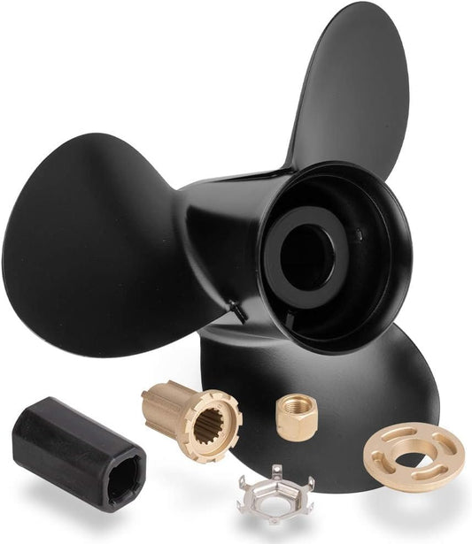 13 1/4 x17 48-77344A45 Upgrade OEM Aluminum Force Propeller for Mercury Outboard Engine 60hp 70hp 80hp 90hp 100hp 115hp 125hp, 15 Spline Tooth, RH (Hub Kits Included)