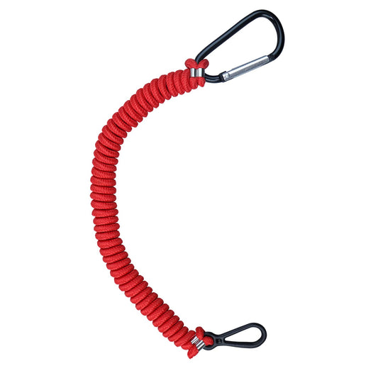 8M0092850 Boat Safety Kill Stop Switch Connector Lanyard Cord Compatible with Mercruiser Marine - Replacement for 15920Q54 823037A09 15920T54 Emergency Stop Switch Red Metal Buckle