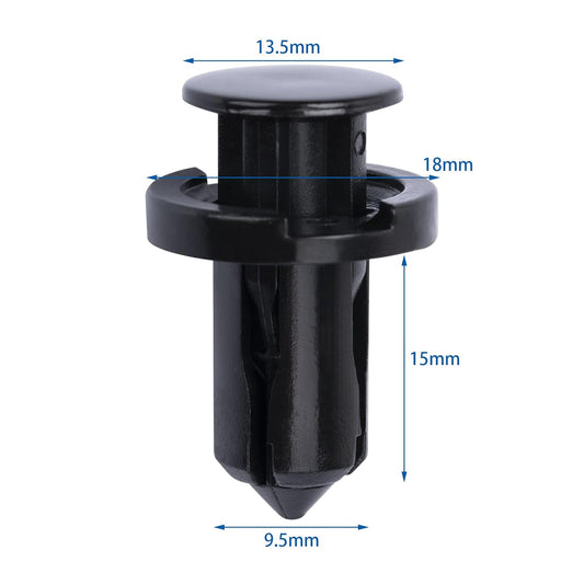 Nylon Bumper Push-Type Retainer Clips Fit for Nissan 01553-09241 Subaru 57728-AC090 57728AC090
