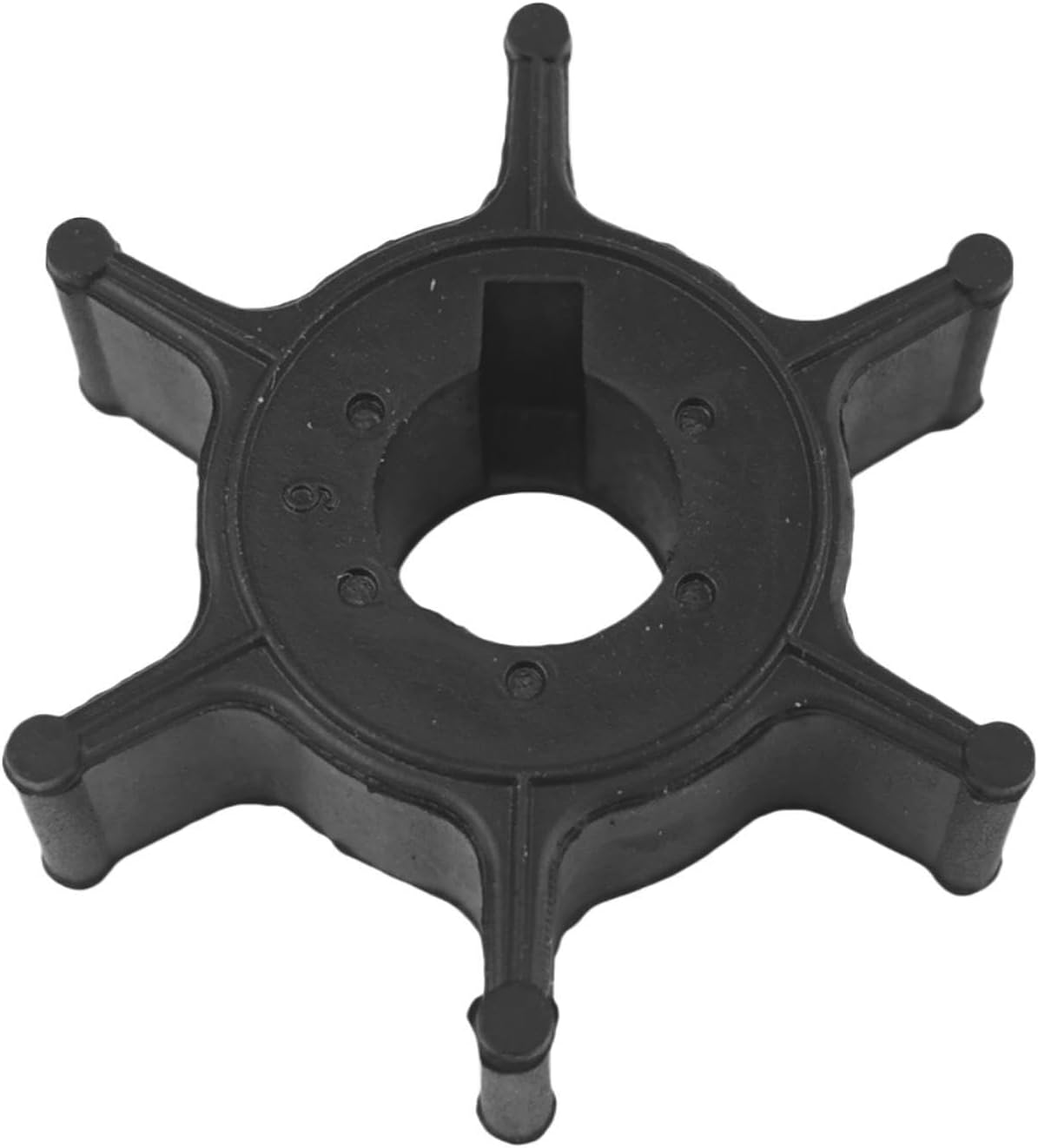 Sierra 18-3073 Water Pump Impeller 6E0-44352-00-00 For Yamaha Outboard 4 5 6 HP 2 & 4 Stroke and 47-96305M For Mariner 4 5 6 HP 1 Cylinder