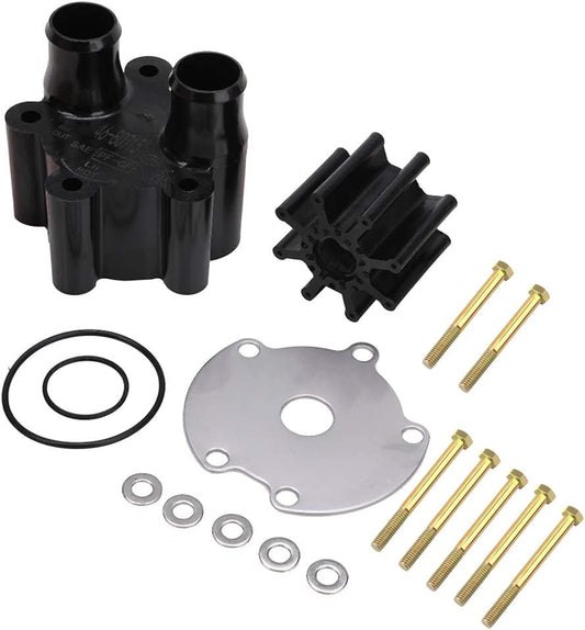Water Pump Housing and Impeller Repair Kit Compatible with Mercruiser Bravo Engines Water Pump #Replaces Sierra 18-3150 807151A14 Mercury 46-807151A14 46-807151A7