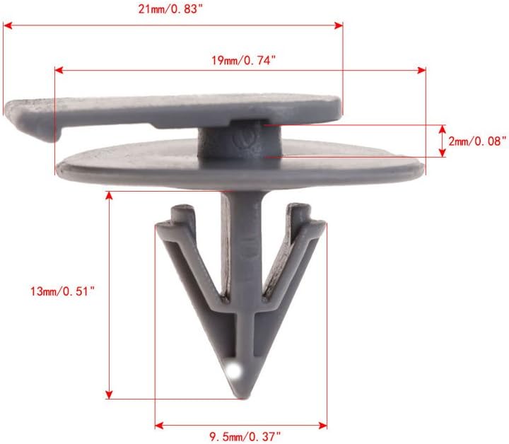 07-13-2-757-821 07132757821 003-80-14348 0038014348 Moulding Clips Wheel Arch Trim Plastic Fastener Interior for MINI