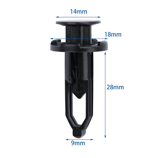 Rear Bumper Cover Push-Type Retainer Replacement for Toyota 52161-02020 52161-16010 GM 94858560