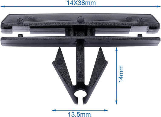 68039280AA 68039280-AA Fender Flare & Rocker Moulding Clip Compatible with Jeep Wrangler JK & Unlimited JK Ram 4500 Ram 5500