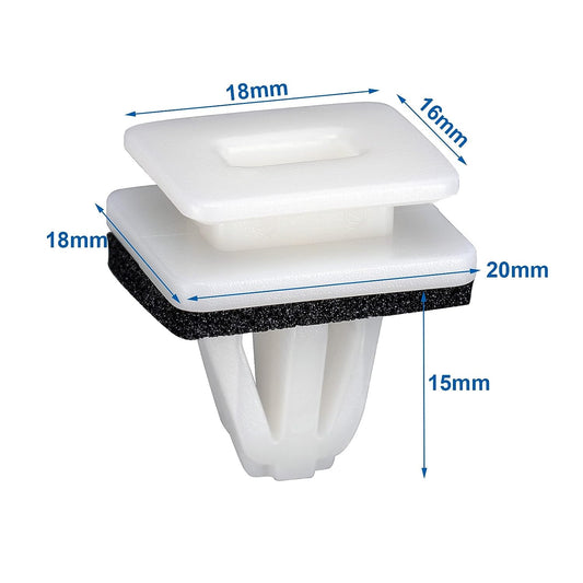 Rocker Panel and Fender Moulding Clips Compatible with Honda and Acura 91504-SP1-003