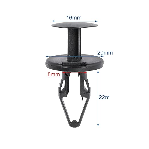 Cowl & Fender Liner Push-Type Retainer for Ford W712196-S300 Edge Escape F-150 GM 11589293 Buick Century, Lacrosse Regal, Cadillac, Chevrolet Equinox, Hummer and Pontaic Torrent