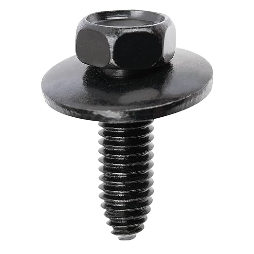 5/16"-18 x 7/8" Indented Hex Head Sems Body Bolts Screw for GM Chevy GMC Trucks 12337916 3846202 Fender Pickup Box Radiator Air Intake Exhaust Seat Interior Exterior Trim Panel Engine